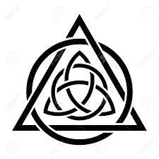 These were the three items that the peverrell brothers had asked death (personified) to escape an untimely end at his hands. Triquetra Inside A Triangle Interlaced With Circle Symbol Stock Photo Picture And Royalty Free Image Image 135756364
