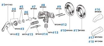 Kits to update old 600 series tub and shower trim pieces in chrome, rb and ss. Delta Bathtub And Shower Valve Repair Parts