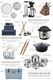 Liz S Assistant Carolyn Shares The Top Ten Kitchen Home And Decor Pieces She Sugges In 2020 Wedding Registry Items Kitchen Essentials List Wedding Registry Essentials