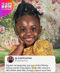 Não é maquiagem, é melanina!” ♥️✊🏾 via...