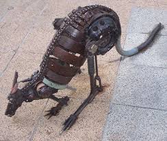 Brisbane Is Home Kangaroo Sculptures In George St Brisbane Scrap Metal Art Metal Art Sculpture Recycle Sculpture