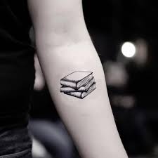 Books Temporary Fake Tattoo Sticker Set Of 2 Etsy In 2020 Book Lover Tattoo Small Book Tattoo Bookish Tattoos