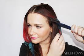 For pastel colors, you can try color chalking. 5 Clever Patriotic Ways To Chalk Your Hair Sheknows