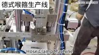 New Type Hydraulic Clamping Machine German Type Hose Clamp Production Line  With Double Station