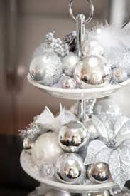More often than not, christmas decorations skew traditional. Elegant White Vintage Christmas Decoration Ideas 38 Vintage White Christmas Christmas Table Decorations Silver Christmas Decorations