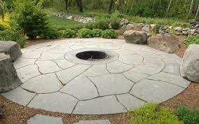 We've also compiled a fire pit faq to address any questions you might have about adding a fire pit to your home. Slate Firepit With Natural Stone Seating K R Landscape