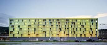 Gallery Of 151 Homes Shops And Garage In Mieres Amann Canovas Maruri 1 Residential Building Building Architecture Exterior