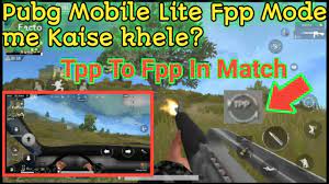 How To Change Tpp To Fpp In Pubg Mobile Lite Pubg Mobile Lite Fpp Mode Settings Youtube