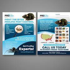 Obtain proper setting for material to be used from the setting matrix included with this spreader. 2 Sided Pest Control Flyer Postcard Flyer Or Print Contest 99designs