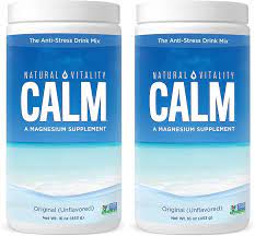 Amazon Com Natural Vitality Natural Magnesium Calm 2 Bottles Of 16 Ounce Health Personal Care