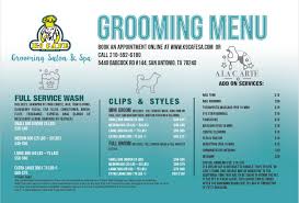 No more trouble car rides. Grooming