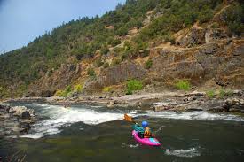 From smallest to largest would be creek, stream and river. American Whitewater