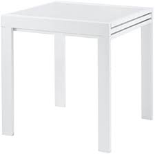 Meuble de cuisine 70 cm de large. Kpo Design Table Repas Extensible Julie 70cm 70cm Blanc Amazon Fr Cuisine Maison