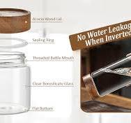 Amazon.com: MOLADRI 28 fl oz/850 ml Clear Glass Storage ...
