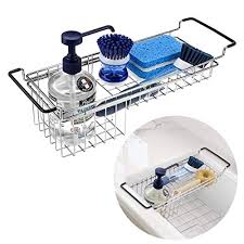 Without a caddy, you have to keep the kitchen sponge in cabinets under the sink area. 10 Best Sink Caddies 2021 Reviews Oh So Spotless