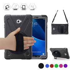 Vind fantastische aanbiedingen voor galaxy tab 10.1 cover. For Galaxy Tab A 10 1 Case 360 Rotatable Stand Hand Shoulder Strap Shockproof Rugged Cover Case For Samsung Tab A 10 1 T580 T585 Tablets E Books Case Aliexpress