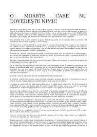 E o poezie a lui blaga, din primul lui volum de poezii, din 1919, poemele moartea, semnalată prin metaforele amurgul, noaptea şi durerea, înseamnă despărţirea de trup şi de. Calameo O Moarte Care Nu Dovedeste Nimic Anton Holban