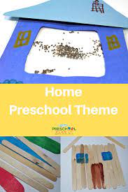 Send a note home to families asking them to make a family banner or collage of the people in their families. Home Theme For Preschool