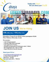 Lowongan kerja terupdate hari ini penempatan sesuai domisili. Karir Surabaya Terbaru Di Cahaya Diagnostic Centre Gresik Juni 2019 Lowongan Kerja Surabaya Januari 2021 Lowongan Kerja Jawa Timur Terbaru