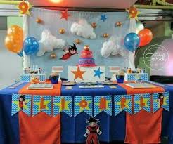 Decoracion Para Cumpleanos De Goku Compleanno Dragon Ball Idee