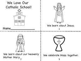 Use display art to let everyone who visits your school know that this is a special week to honor catholic schools. Catholic Schools Week Mini Book Coloring Page Certificate Tpt