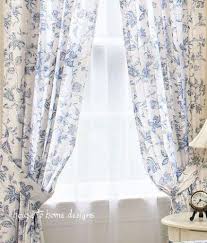 Black And Cream Toile Curtains Brighton Blue White Toile Window Curtain French Panel Drape Toile Curtains Country Cottage Decor Country Curtains