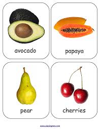 Free Printable For Kids Toddlers Preschoolers Flash Cards Charts Worksheets File Folder Busy Bag Quiet Time A Food Flashcards Flashcards For Kids Flashcards