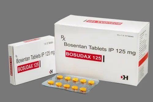 Bosentas 125 Mg Bosentan Tablets, For Clinical at ₹ 13190.00/strip in Vadodara | ID: 24371806788