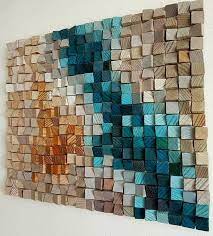Pin On Wood Wall Art Wooden Mosaic Wooden Pannels Tiles Decor