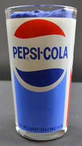 Vintage Pepsi Cola 12 Fluid Ounce Drinking Glass 5 Tall Pepsi Cola Pepsi Drinking Glass