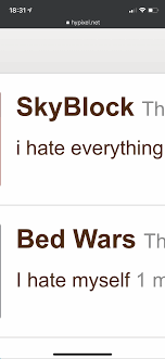 When you spawn into the minigame you will be on . Proof That Skyblock Forums Are More Negative Than Bedwars Forums Hypixel Minecraft Server And Maps