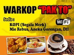 Nah, dalam artikel kali ini kami mencoba memberikan beberapa desain spanduk warung kopi dengan fasilitas wifi gratis pada usaha warung. Contoh Desain Banner Warung Kopi Free Wifi