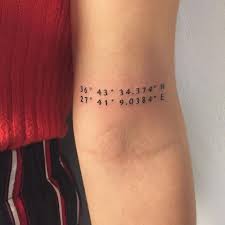 Ein koordinaten tattoo wirkt sowohl visuell als auch symbolisch. 14 Tattoo Koordinaten Ideen Koordinaten Tattoo Koordinaten Tattoos Koordinaten