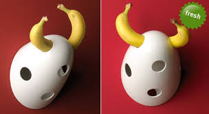 Box contains 1 x banana hanger with a fruit bowl base, chrome. 15 Modern And Unusual Fruit Bowls Holders Design Swan