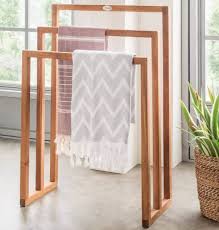 Leiter für handtücher bauen aus leder und holz / bathroom diy: Handtuchstander Holz Spa Dawelba De