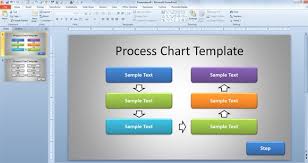 free simple process chart template for powerpoint presentations