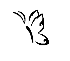 Now draw a second pair of wings. Simple Butterfly By Shamaya Wolf On Deviantart Simple Butterfly Easy Butterfly Drawing Butterfly Sketch
