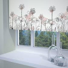 With very wide roller shades, we do recommend the we have subdued prints such as lotus and broadway, florals like bloom and cherry blossom, and lively colorful patterns such as wave and zig. Floral Border Ready Made Blackout Roller Blind In Pink Terrys Fabrics Uk