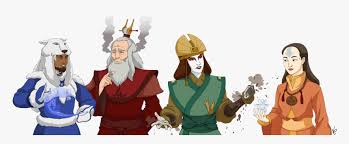 The four nations (water, earth, fire, and air) have become unbalanced. Clip Art A Tla Past Avatars Past Avatars In Avatar The Last Airbender Hd Png Download Transparent Png Image Pngitem