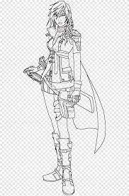 Mewarnai gambar, gambar mewarnai, download kami memberikan . Line Art Drawing Inker Cartoon M 02csf Lightning Final Fantasy Angle White Png Pngegg