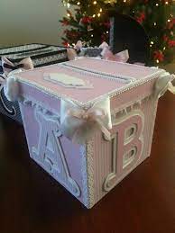 It would also be great as a gender reveal card! 300 Card Boxes Ideas Card Box Card Box Wedding Wedding Cards