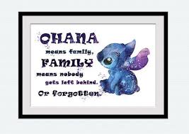 Sign in or create account. Lilo And Stitch Ohana Quote Print Lilo And Stitch Watercolor Poster Disney Art Decor Home Decoration K Lilo And Stitch Ohana Lilo And Stitch Kids Room Wall Art