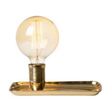 Tracy Tischleuchte Messing Nachttischlampe Lampe Lampen