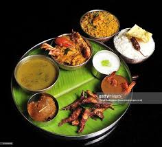 Stock Foto South Indian Sea Food Thali Meal Lebensmittel Essen Indische Kochrezepte Festival Essen