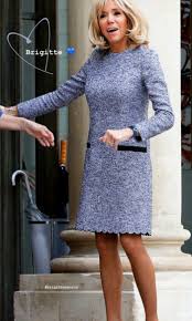 Get the latest on brigitte macron from vogue. Brigitte Macron Business Dresses Fashion Official Dresses