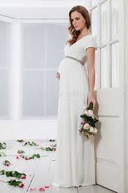 30 Beautiful Simple White Cotton Wedding Dress Best Inspiration Schwangere Braut Brautkleider Fur Schwangere Brautkleid