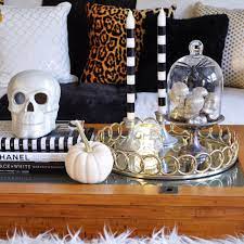 This diy halloween tray decor in particular was super fun and easy to create and can be personalized any which way you like. Styling A Coffee Table Halloween 2 Ladies A Chair