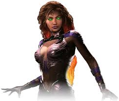 By themselves, starfire's lightning fast combos, gap closers, ultraviolet energy projectiles and starbolt shenanigans already appear terrifying, but strung. Starfire Injustice 2 Png Injustice 2 Wonder Woman Injustice