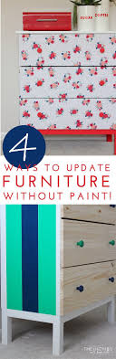 4 Ways To Update Furniture Without Paint Tips Forrent Painting Old Furniture Diy Furniture Projects Diy Home Decor Projects