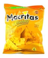 NACHOS SABOR QUESO X70GR MACRITOS